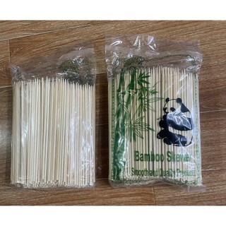 Que xiên tre nướng thịt, xúc xích, tăm xiên dài 15cm/ gói 500