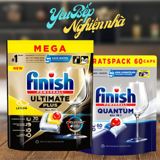 [HCM] Viên rửa bát Finish Quantum max - quantum ultimate - loại cao cấp nhất