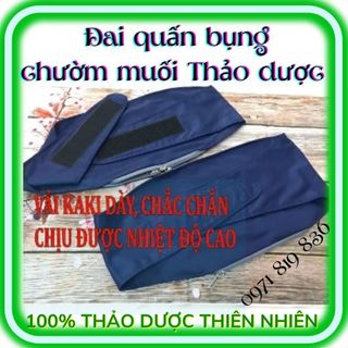 Đai quấn muối Thảo Dược Túi Chườm Bụng Có Dây Quấn Dán Đai