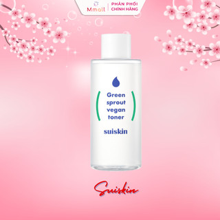 Toner da mụn Suiskin Green Sprout Vegan Toner dưỡng ẩm se khít lỗ chân lông cân bằng da nhập khẩu Hàn Quốc