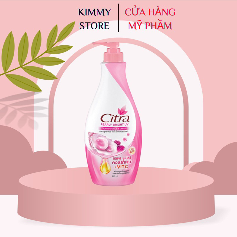 Sữa dưỡng thể trắng da chống nắng Citra Pearly Bright UV