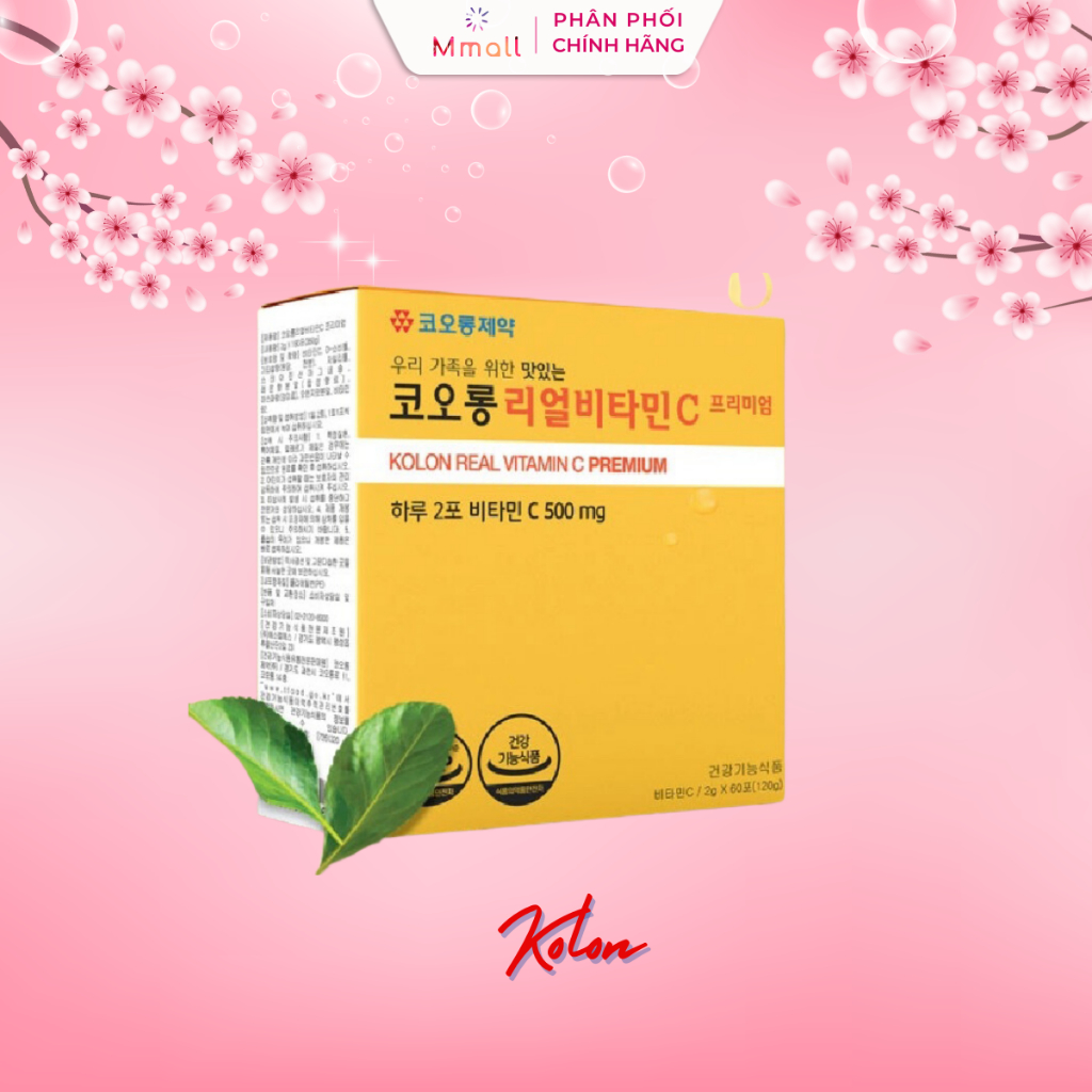 Vitamin C Kolon Hàn Quốc Vitamin tổng hợp cho bé, cho bà bầu, cho nam, cho nữ tăng sức đề kháng 500mg Mmall.vn