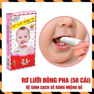 ( 50 Chiếc ) 10 Hộp Rơ Lưỡi Đông Fa, Vệ Sinh Răng Miệng Cho Bé
