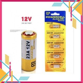 Vỉ 5 pin alkaline 12v 23a | pin cửa cuốn, điều khiển