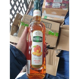 Si rô Đào hiệu Mathieu Teisseire Syrup Peach 700ML nhập khẩu Pháp