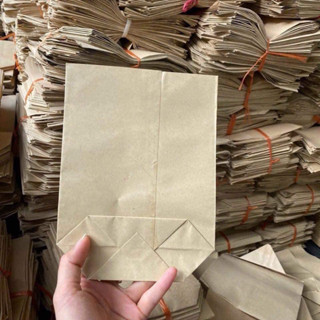 100 túi giấy xi măng 18x21 đựng bánh tráng nướng hoặc các thực phẩm