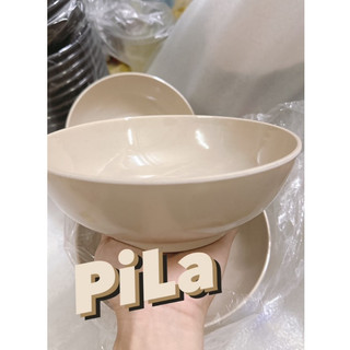 Tô phở nâu size lớn, tô bát phở mellamine màu nâu và màu trắng