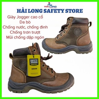 Giày bảo hộ lao động jogger dakar s3 cao cổ da bò - chống đinh - chống nước