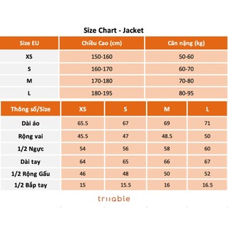Áo Bomber Jacket Triiable Fullsize Basic Tối Giản