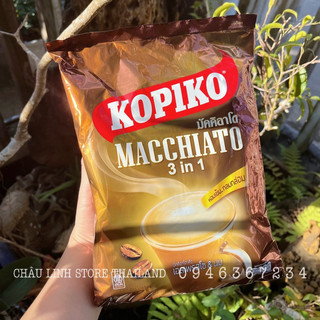 Cà Phê Hoà Tan Kopiko Machiato Thái Lan Túi 20 Gói x 24g