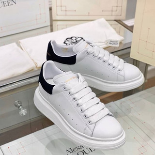 Giày MC queen độn đế trắng gót đen Giày alexander mcqueen nam