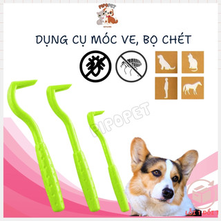 Lược chải ve rận cho chó, lược chải ve rận cho mèo, dụng cụ móc ve rận bọ chét dễ dàng - pipopet