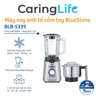 Máy xay sinh tố BlueStone BLB-5339 Công suất 800W Hàng Chính Hãng Bảo hành 24 tháng