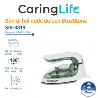 Bàn ủi hơi nước mini BlueStone SIB-3819 (1200W) - Bảo hành 24 tháng - Hàng Chính Hãng