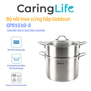 Bộ nồi xửng 2 tầng Chockmen Đa dạng kích thước Hàng chính hãng