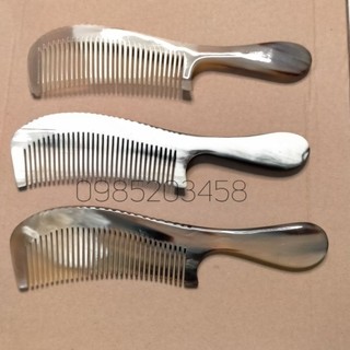 Lược sừng xuất Nhật 19cm chuôi trơn, cạo gió, giảm gãy tóc cao cấp