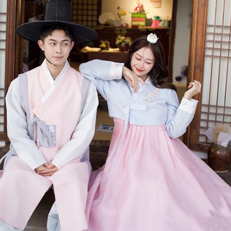 Hanbok nam hàn quốc cao cấp ( sẵn )