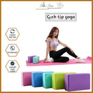 Gạch tập yoga, gối tập yoga xốp cao cấp