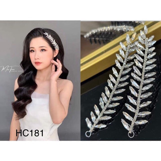 Cài tóc cô dâu, cài đá sang trọng giá 1 cái.