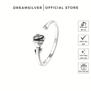 Nhẫn bạc s925, nhẫn bạc dreamsilver rosy freesize nt028