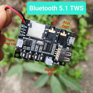 Mạch bluetooth 5.0 TWS true wireless ghép đôi 2 mạch