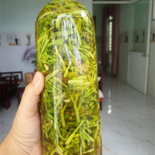 [Loại Đặc Biệt] Hoa đu đủ ngâm mật ong, Hoa đu đủ đực tươi ngâm mật ong rừng nguyên chất