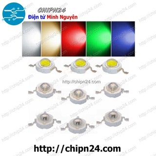[1 con] (KG1) Led 1W Luxeon (Đỏ/Vàng/Xanh Lá/Xanh Dương/Trắng Sáng/Trắng Ấm/Cam/7 Màu RGB) - [Chọn Loại]