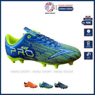 Giày đá bóng, giày đá banh đế đinh fg sân cỏ giá rẻ dành cho nam nữ thể thao bóng đá pro max fg merci sport