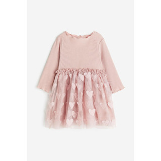 Váy ren cotton bé gái HM Auth