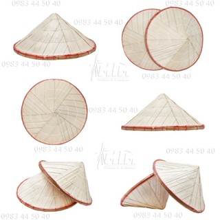 nón lá mini decor trang trí tết size 8cm