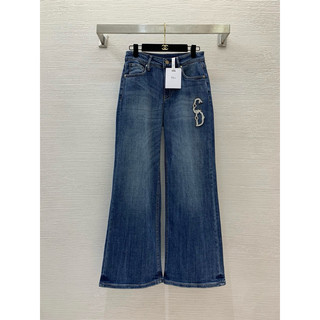 Quần jeans nữ ống rộng phong cách trẻ trung Dio cao cấp 2024