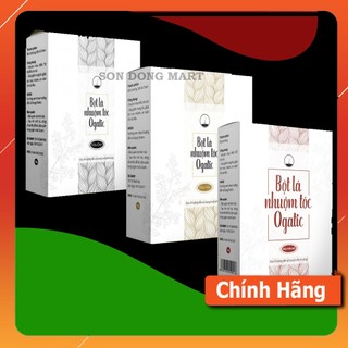 Bột Lá Nhuộm Tóc Ogatic Thảo Dược Phủ Bạc Tự Nhiên - 50g - 100%Henna Lá Móng, Lá Chàm, Thuốc Nhuộm Tóc