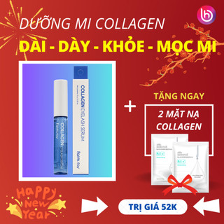 Tinh chất dưỡng mi, kích thích mọc và làm dài, dày mi Hàn Quốc Collagen Eye lash Serum