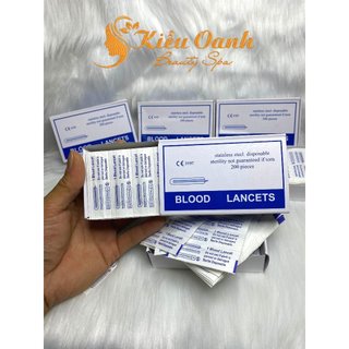 Kim chích mụn Blood Lancets ( hộp 200 cây )