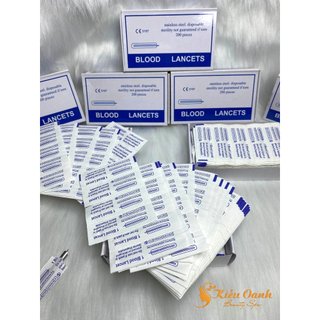 Kim chích mụn Blood Lancets ( hộp 200 cây )