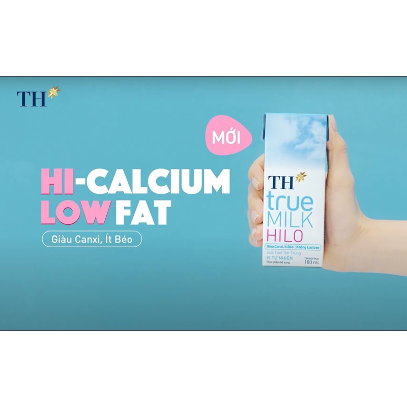 Sữa TH TRUE MILK HILO hộp 180ML