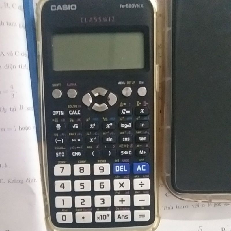 Viền máy tính Casio 580