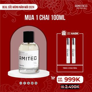 Mua 1 chai nước hoa amited 100ml + tặng 2 chai 10ml