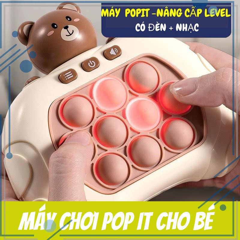 (Gía sỉ) Pop It Điện Tử Thế Hệ Mới Có Nhạc Và Đèn Game Giải Trí - Đồ Chơi Cho Bé