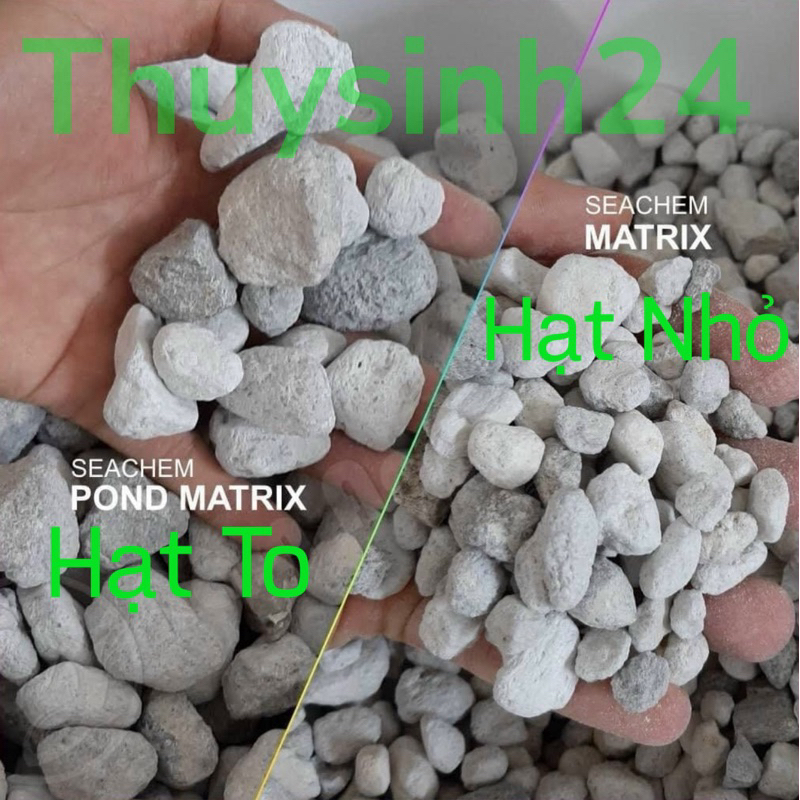 Đá Matrix Seachem & Pond 500ml và 1L matrix vật liệu lọc cao cấp từ mỹ - ma trix lọc bể cá bể thuỷ s