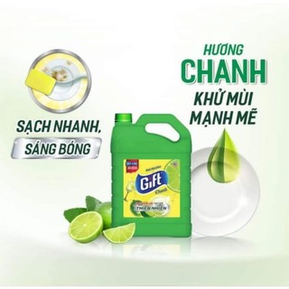 Nước rửa chén Gift can 3,8kg