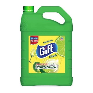 Nước rửa chén Gift can 3,8kg ( hương chanh)