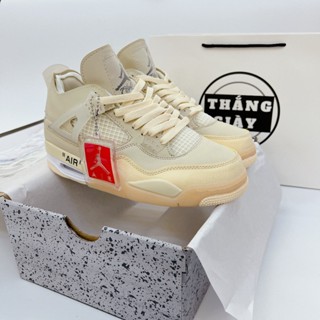 Giày Thể Thao Nam Nữ Thắng Giày JD4 Off White Kem