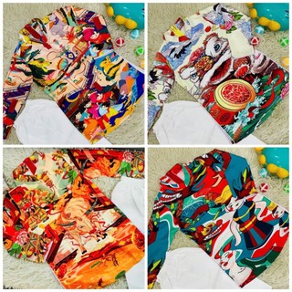 Áo dài bé trai #áo dài bé trai 3d tranh đông hồ # thời trang trẻ em