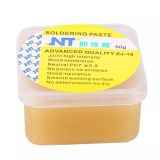 Mỡ Hàn Thiếc Cao Cấp (50G) Mỡ Trợ Hàn Chì Siêu Dính NT SOLDERING PASTE ZJ-18 | Táo Thẩm Tools