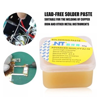 Mỡ Hàn Thiếc Cao Cấp (50G) Mỡ Trợ Hàn Chì Siêu Dính NT SOLDERING PASTE ZJ-18 | Táo Thẩm Tools