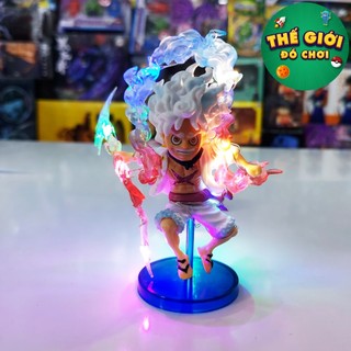 Mô hình nhân vật luffy gear 5, có led