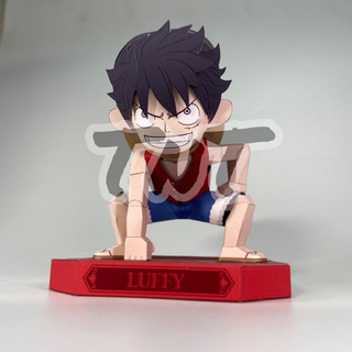 - mô hình giấy anime chibi monkey d. luffy ver 3