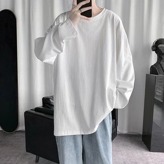 Áo Thun Nam Nữ Dài Tay , Cổ Tròn Chất Cotton Cao Cấp Thấm Hút Cực Tốt Co Giãn Thoải Mái