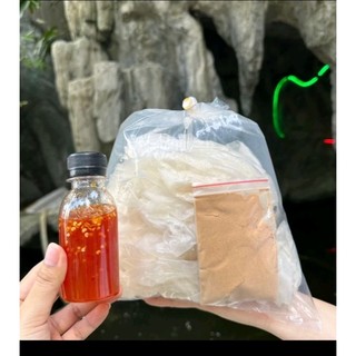 Bánh tráng phơi sương sốt tắc muối sặc